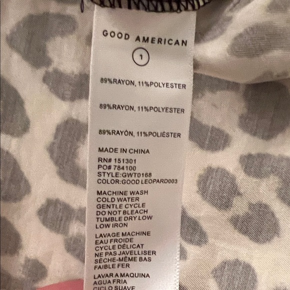 Good American Leopard Print Shirt - Picture 6 of 6